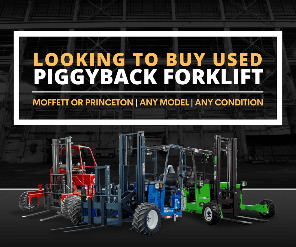 Sell your used piggyback forklift to Forklift Exchange