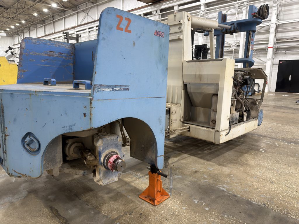 Counterweight removed from the Versa Lift 40/60 during disassembly.