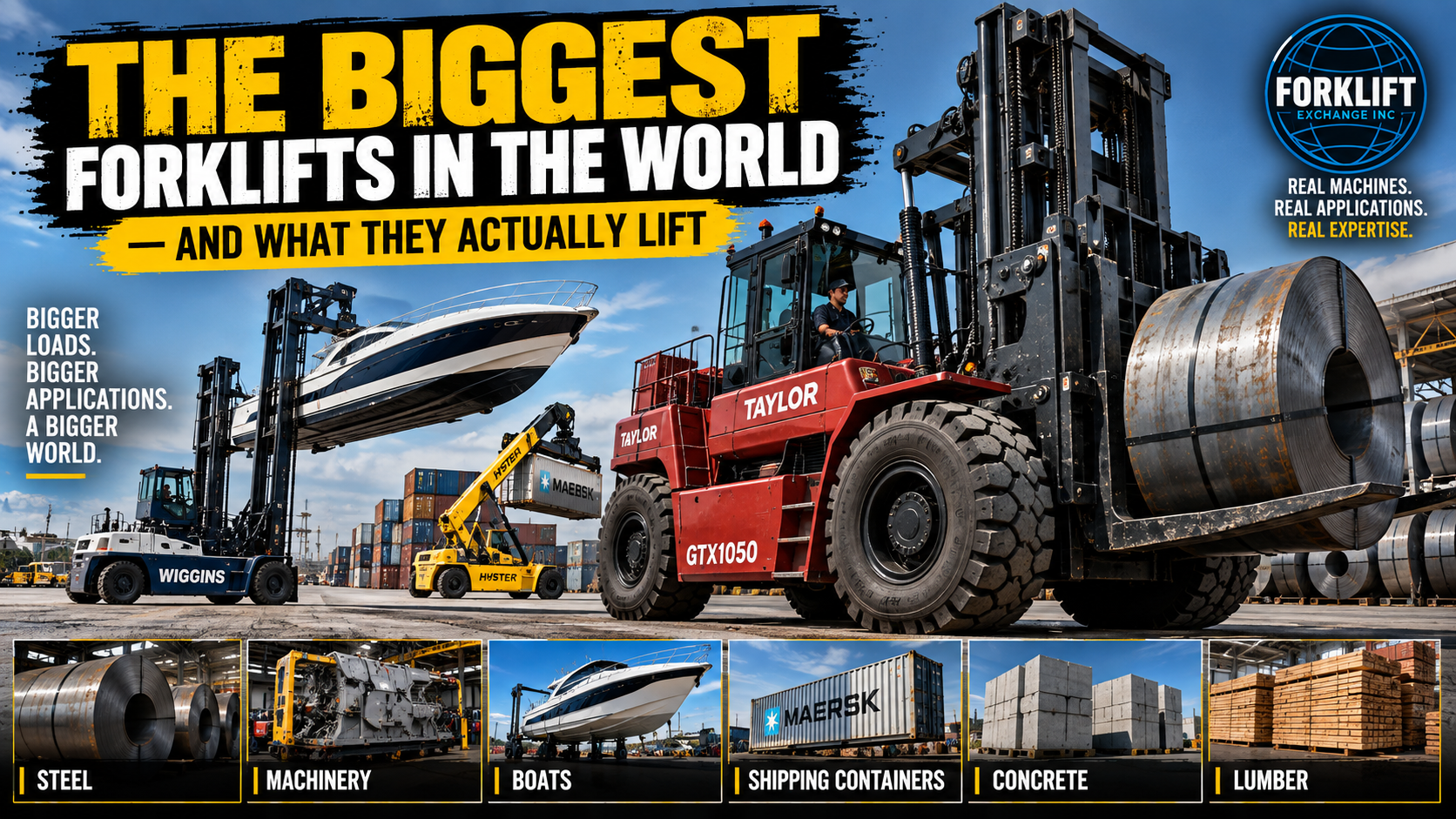 Biggest Forklifts in the Forklift History