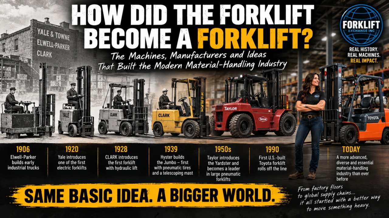 History of the Forklift: Who Invented the Modern Forklift?