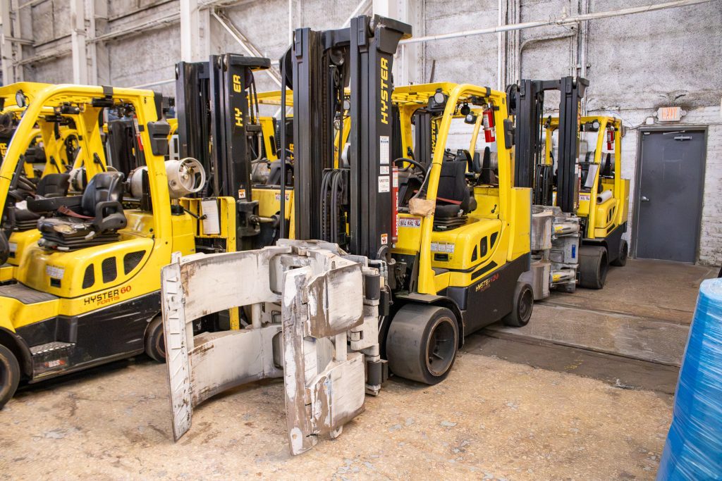 Off-lease forklift remarketing.