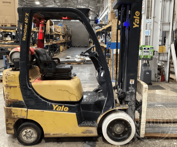 2020 Yale GLC060VX 6,000 lb Cushion Forklift for sale.