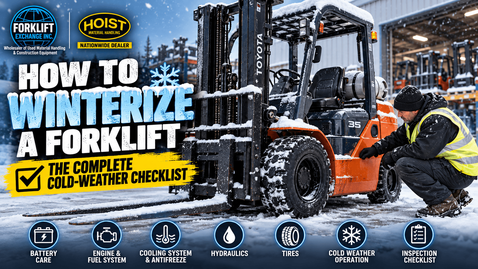 How to Winterize a Forklift: A 9-Step Winter Maintenance Guide How to Winterize a Forklift: 9 Easy Safety Steps.