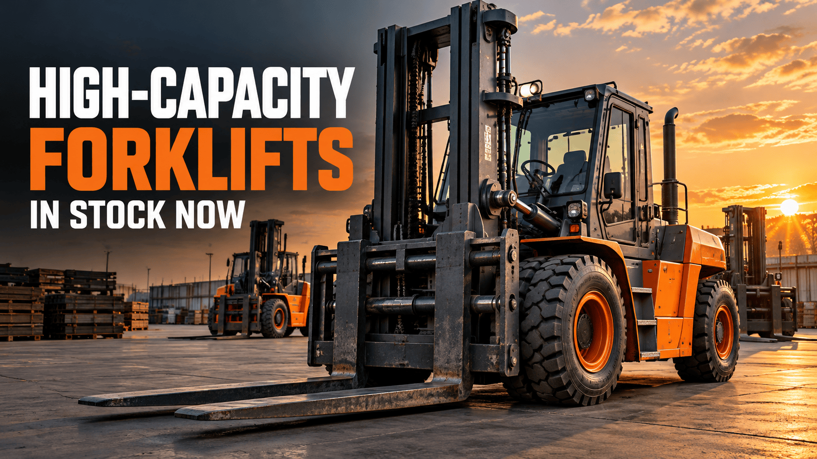 Home High-capacity forklifts available from Forklift Exchange