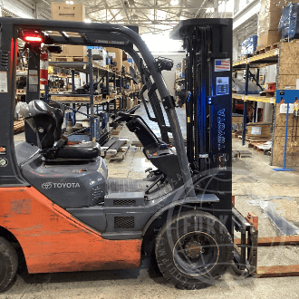 2020 Toyota 8FDU25 Used 2020 Toyota 8FDU25 forklift for sale.