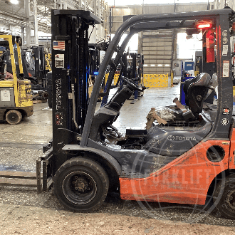 2020 Toyota Diesel Pneumatic Forklift for sale.